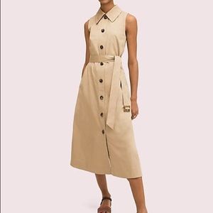 kate spade sleeveless shirt dress
